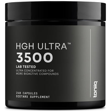 HGH Supplements for Men & Women (240 Count) 3,550mg+ Support Muscle Growth & Healthy Levels of Human Growth Hormone for Men, with High-Purity Arginine, Ornithine, Lysine, Tribulus, and Ashwagandha TQ ToniiqAu supplements