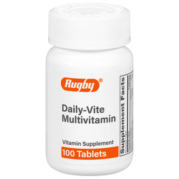 Rugby Daily-Vite Multivitamin - Daily Vitamin Supplement - 100 Tablets (1 Pack) RUGBY LABORATORIESAu supplements