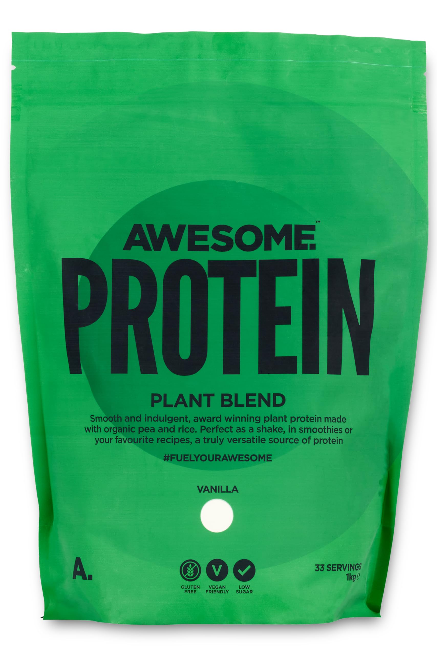 Vanilla Awesome Protein Powder by Ben Coomber | 1kg Vegan Organic Flavoured Protein Ben CoomberAu supplements