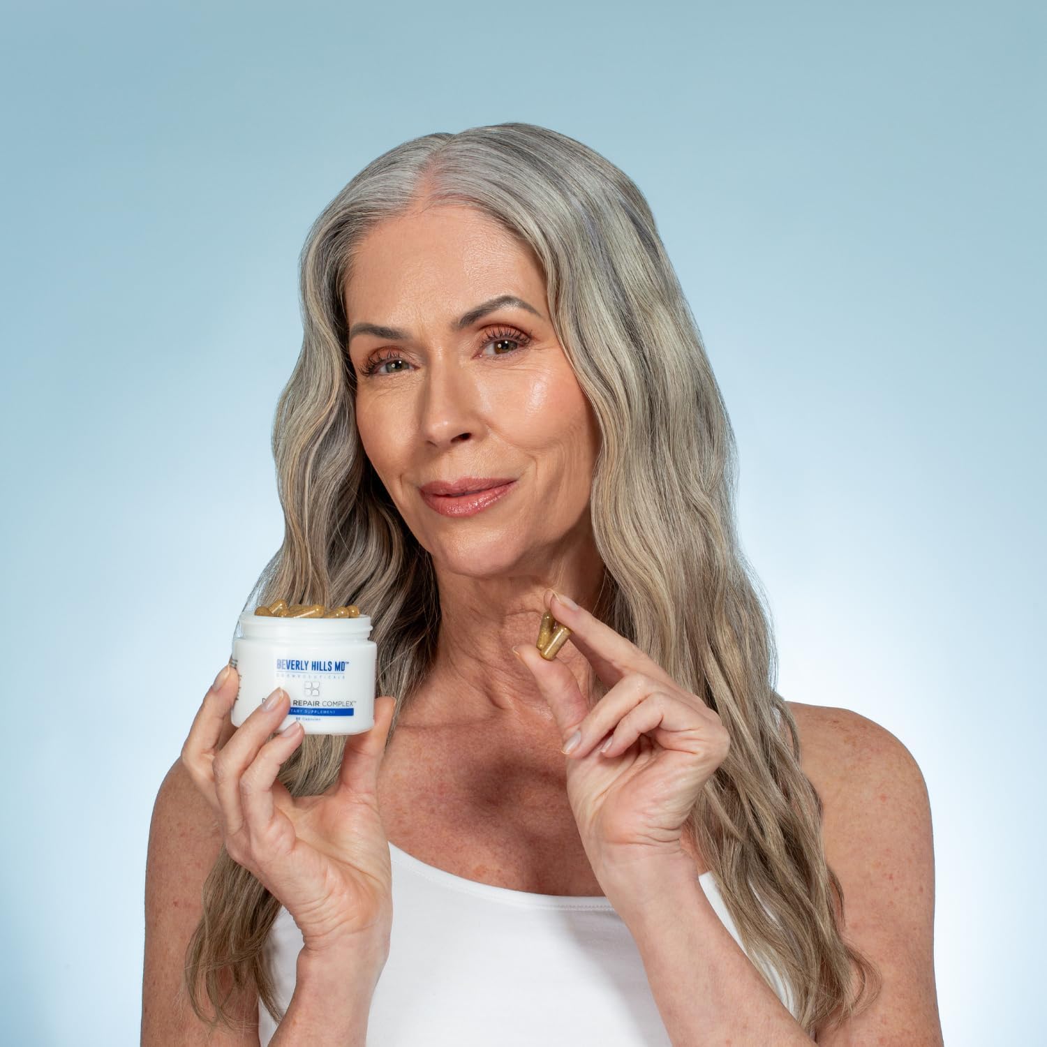 Beverly Hills MD Dermal Repair Anti-Aging Supplement - Hyaluronic Acid, Collagen, Vitamins for Smooth, Plump Skin (3) Beverly Hills MDAu supplements