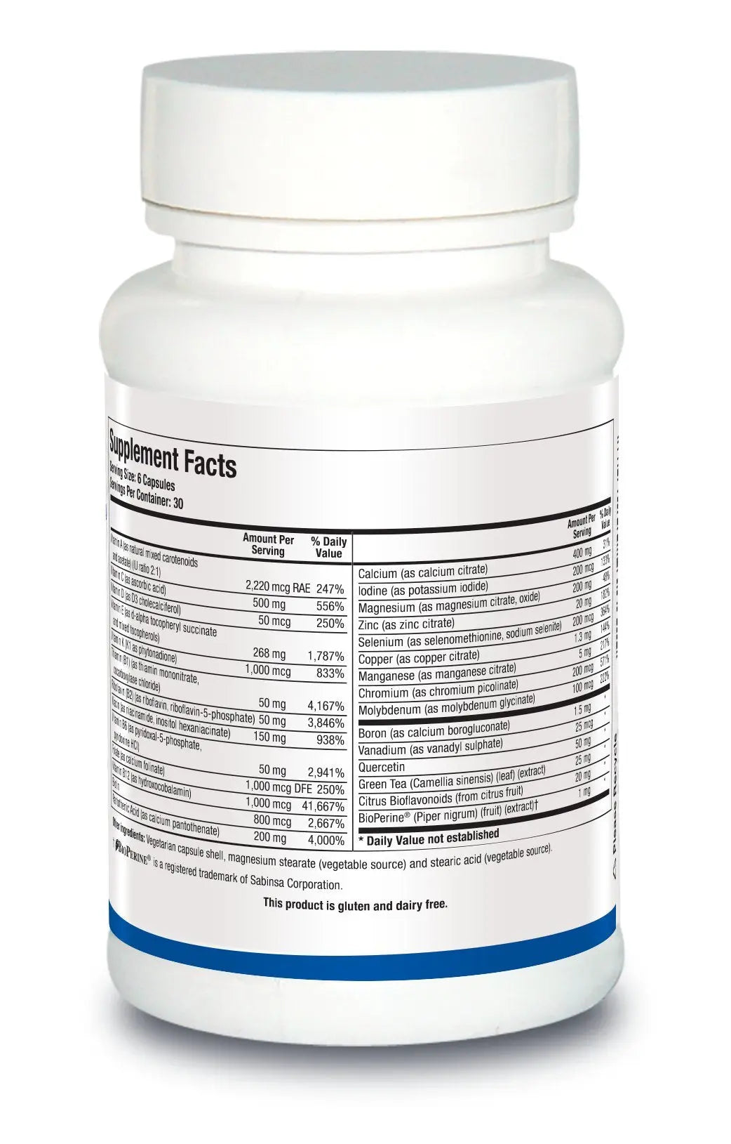 Biotics Research Pro Multi Plus Daily Complete Multivitamin for Men 180 Capsules BIOTICS RESEARCHAu supplements