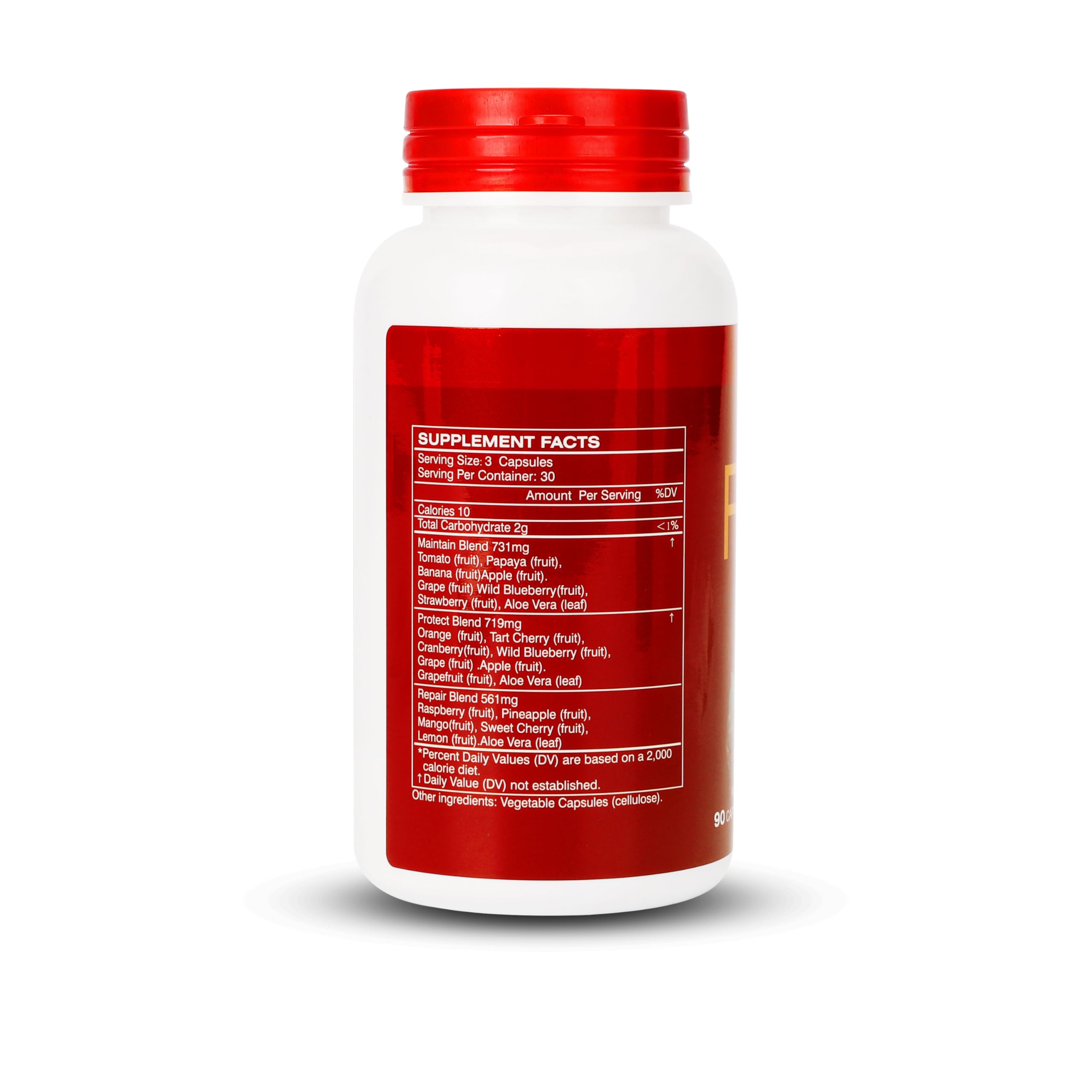Fruit and Veggies Supplement Ingredients Natural – 2 Bottles 180 Total Vegetarian Capsules | Balance of Natural 16+18 Whole Fruits & Veggies Blend | Fresh Superfood Formula with Vitamins and Minerals JulyDeerAu supplements