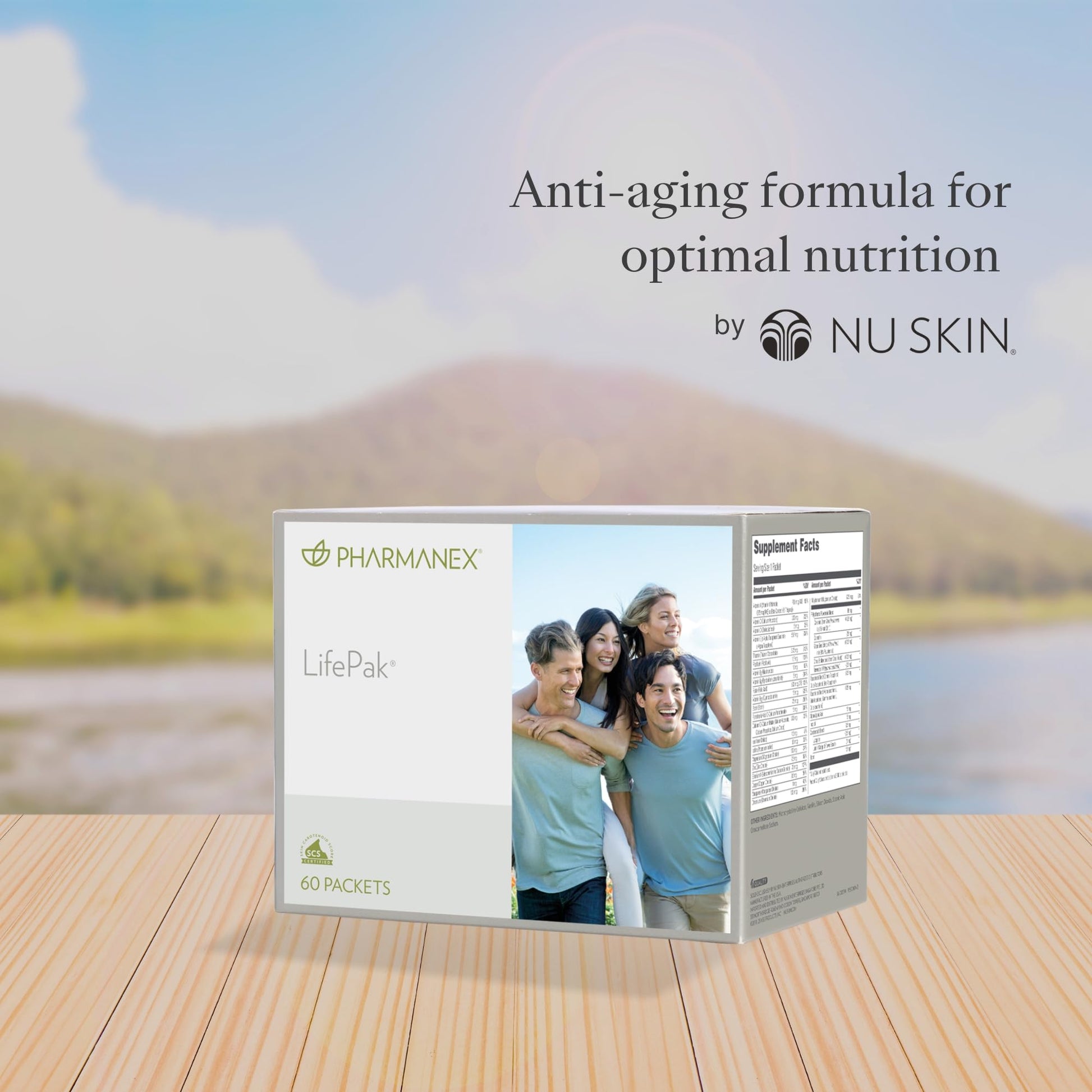 Pharmanex Nu Skin LifePak Advanced Nutritional Supplement for Adults | 60 Daily Packets | Aging, Digestive, and Gut Health Formula with Essential Vitamins, Minerals, and Phytonutrients PharmanexAu supplements