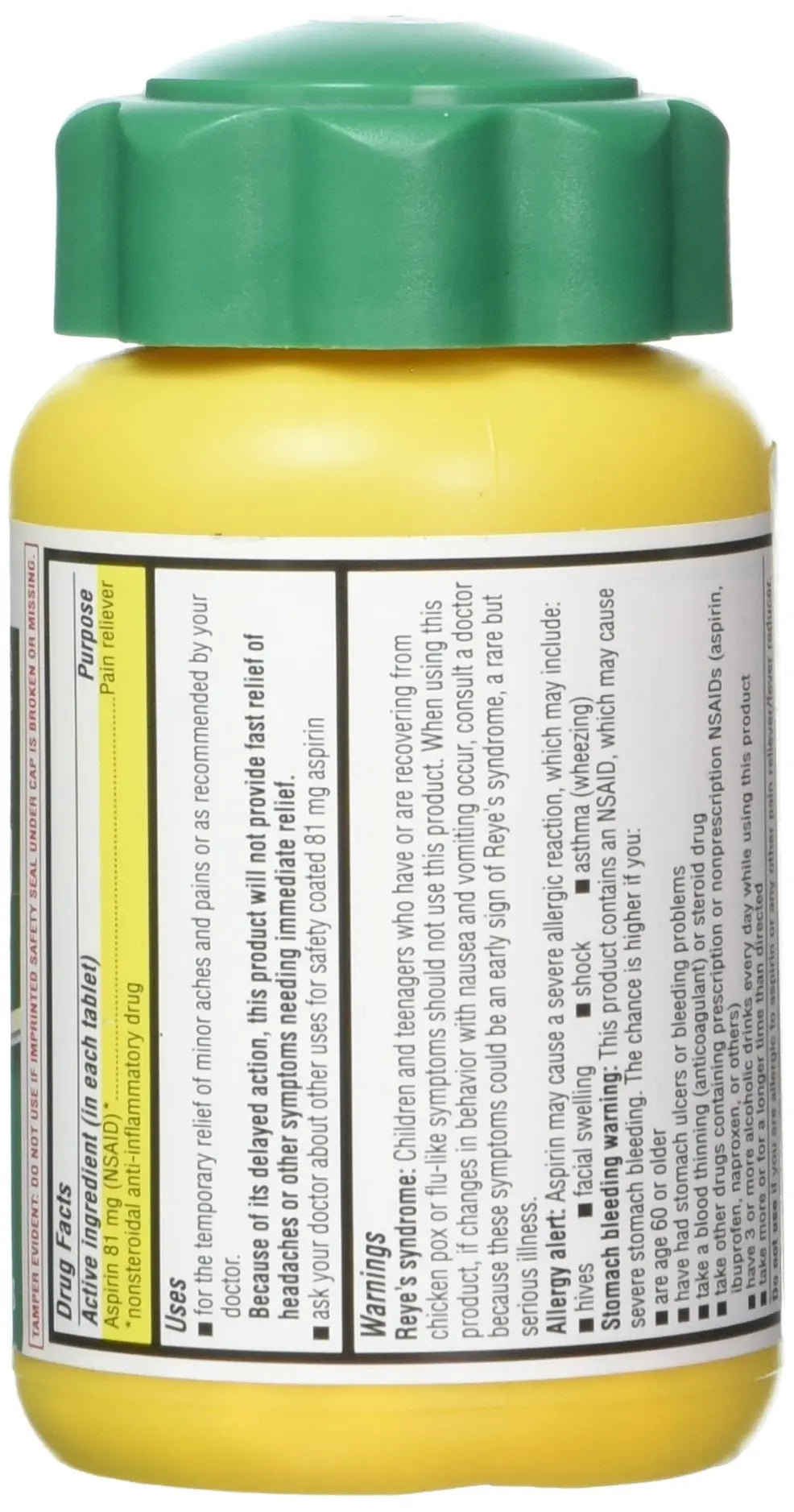 Life Extension Low Dose Aspirin - 81 mg - 300 Enteric Coated Tabs Life ExtensionAu supplements