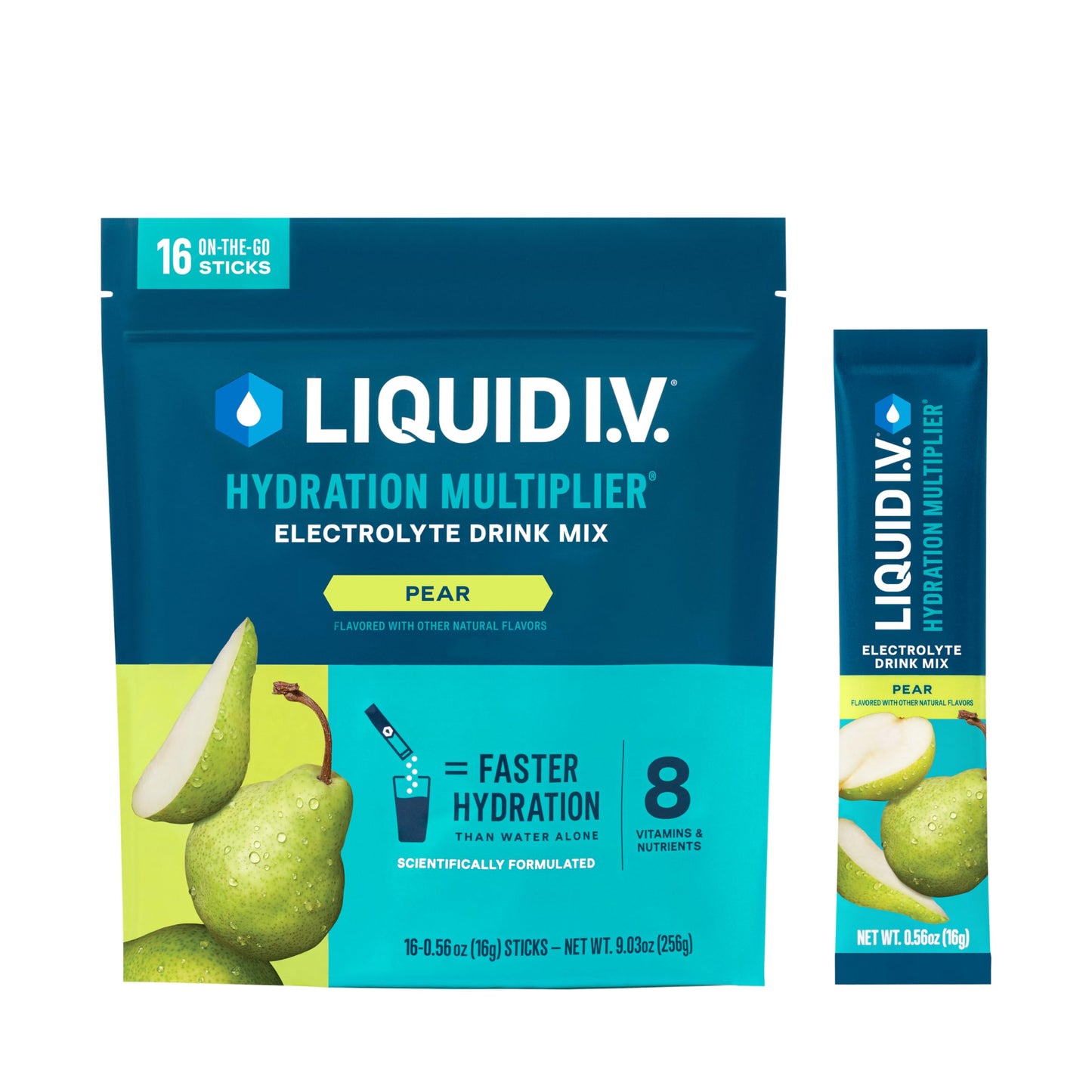 Liquid I.V.® Hydration Multiplier - Pear | Electrolyte Powder Drink Mix | 1 Pack (16 Servings) Liquid I.V.US supplements