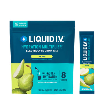 Liquid I.V.® Hydration Multiplier - Pear | Electrolyte Powder Drink Mix | 1 Pack (16 Servings) Liquid I.V.US supplements