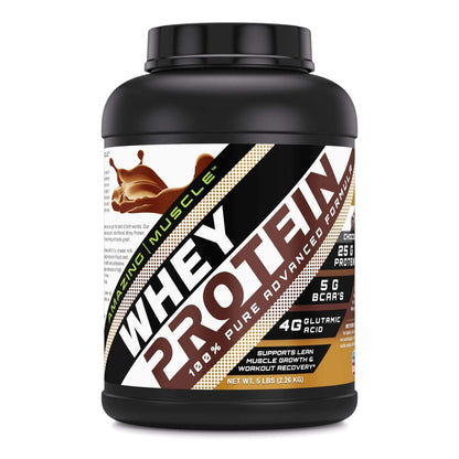 Amazing Muscle 100% Whey Protein Powder *Advanced Formula with Whey Protein Amazing NutritionUS supplements