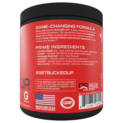 Bucked Up Pre Workout 6 Grams Citrulline, 2 Grams Beta Alanine, and 3 Other Registered Bucked UpUS supplements