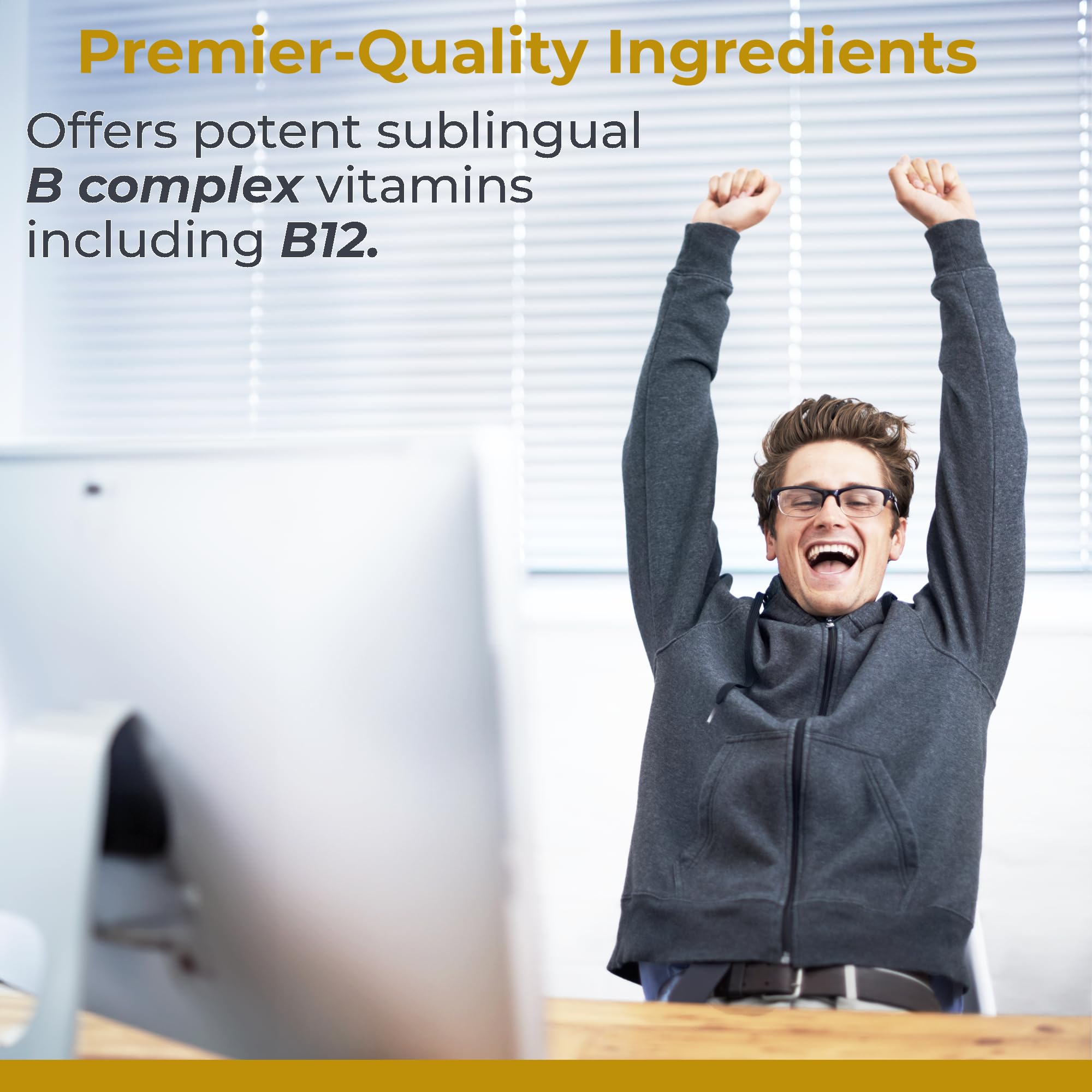 Premier Research Labs Max B-ND Liquid Vitamin - B-Complex for Liver & Brain Health - Sublingual Drops for Energy, Immune & Adrenal Support - 2 fl oz - Thiamin, B12, B6 & More - for Men, Women Premier Research LabsAu supplements