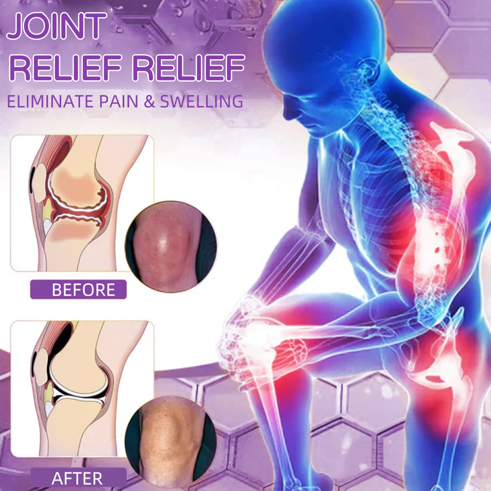 Flexbalm Rapid Joint Relief Therapy Gel 2.0, 2026 New Professional Relief Soothing Massage Gel, Flexbalm Rapid Joint Relief Cream for Back, Knee, Hands, Neck, Feet, for All Skin Types (2 Bottle) dooekaAu supplements