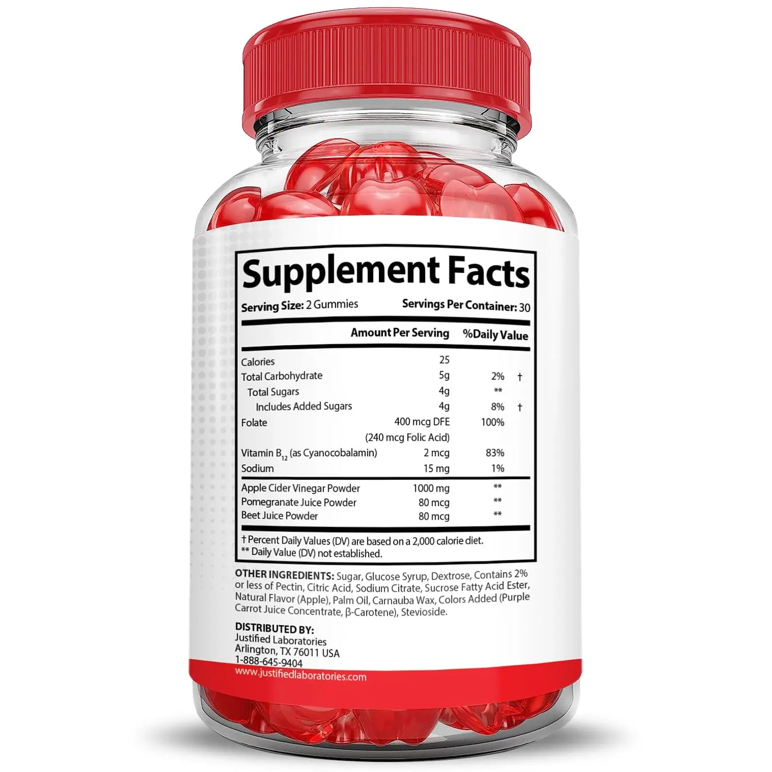 Justified Laboratories (5 Pack) Vital Pump XL Performance Gummies 1000MG Advanced Formula Vital PumpXL Formulated with Beet Juice ACV Pomegranate Beet Powder B12 Vegan Non GMO 300 Gummys Justified Laboratoriesnz supplements