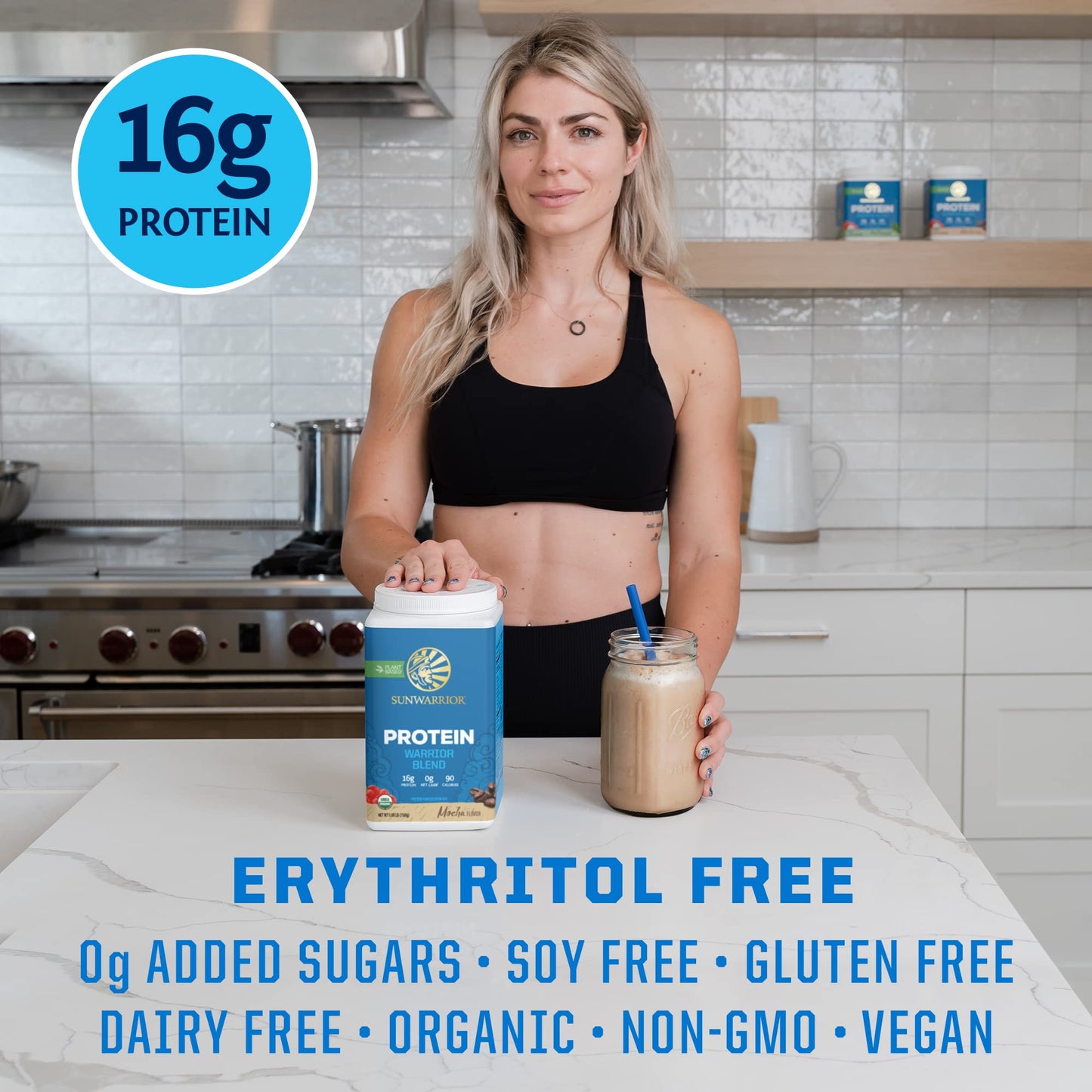 Vegan Protein Powder with BCAA | Organic Hemp Seed Protein Gluten Free Non-GMO SunwarriorUS supplements