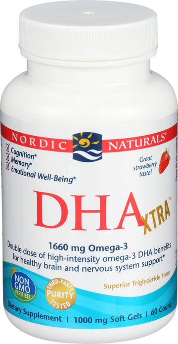 Nordic Naturals Strawberry Dha Xtra 1660 Mg 60 Sg, 60 Ct Nordic NaturalsAu supplements