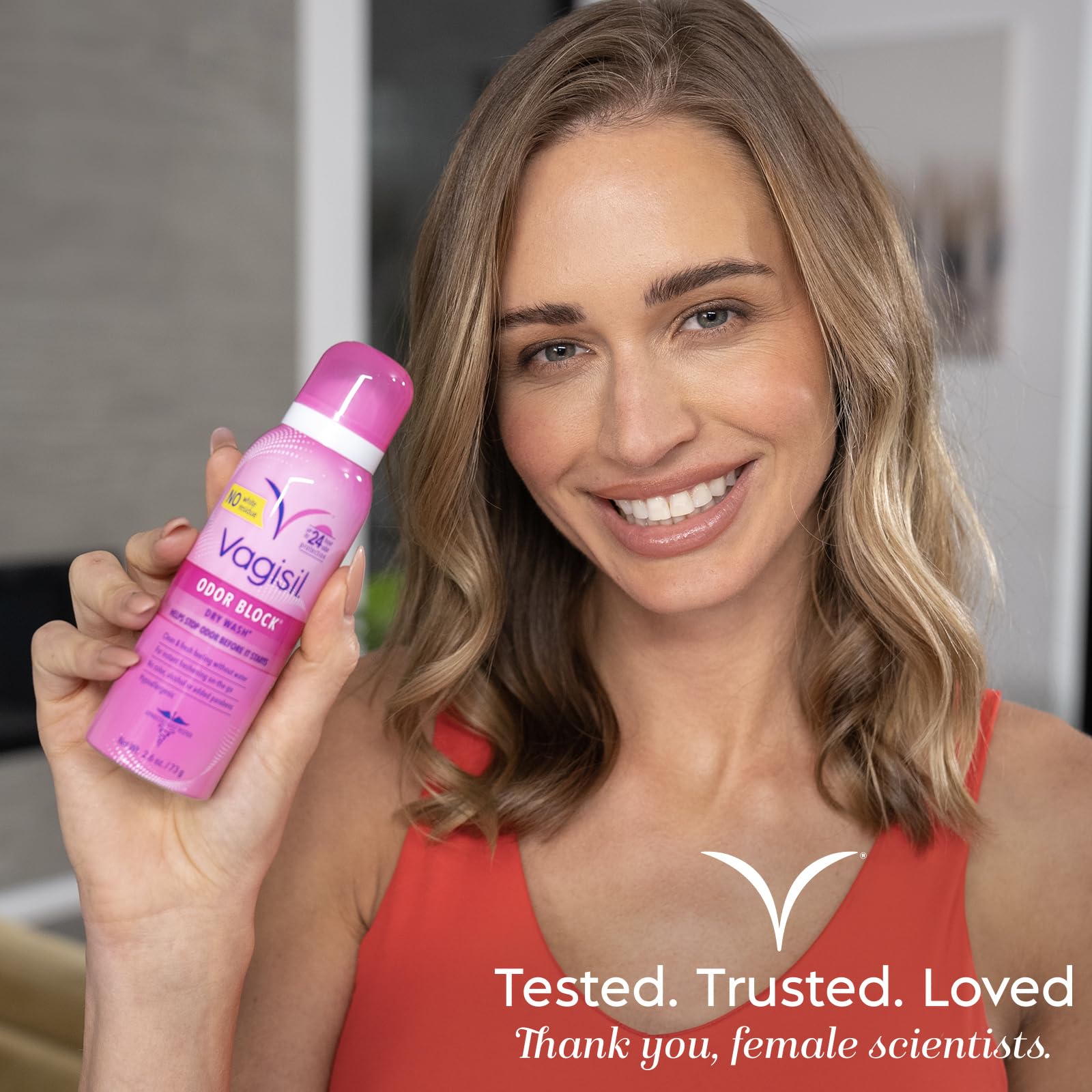Vagisil Odor Block Dry Wash Spray for Feminine Hygiene, Gynecologist Tested, Hypoallergenic, 2.6 Ounces VagisilAu supplements