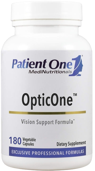 Patient One OpticOne | Supplement to Support Optic Nerve Health and Eyesight Function* | With Vitamins A and E, Lutein, ALA and More | 180 Capsules Patient OneAu supplements