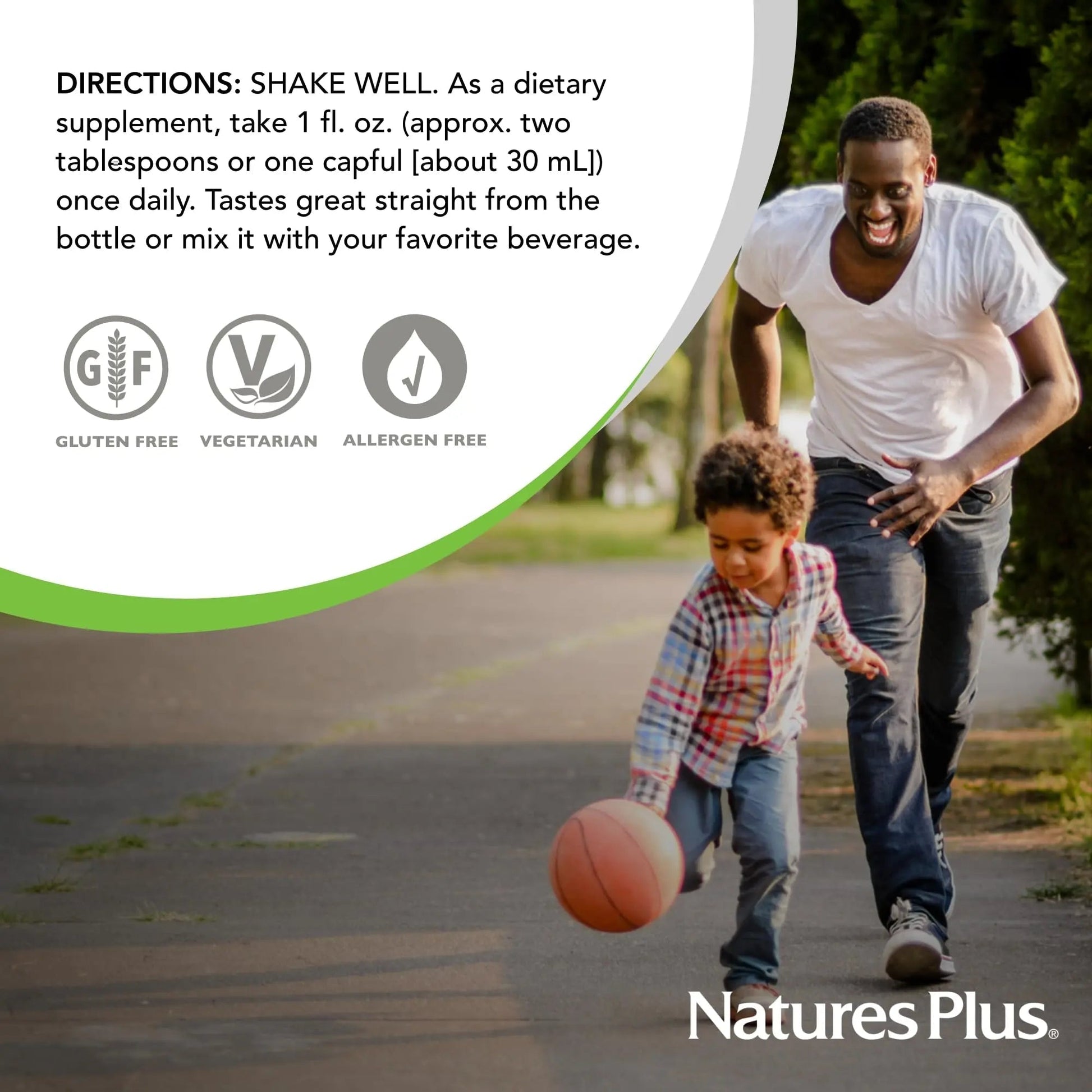 NaturesPlus Source of Life Gold Multivitamin Liquid - 30 oz - with Vitamins D3, B12 & K2 - Blood, Bone & Immune Support - Vegetarian & Gluten Free - 30 Servings NaturesPlusAu supplements