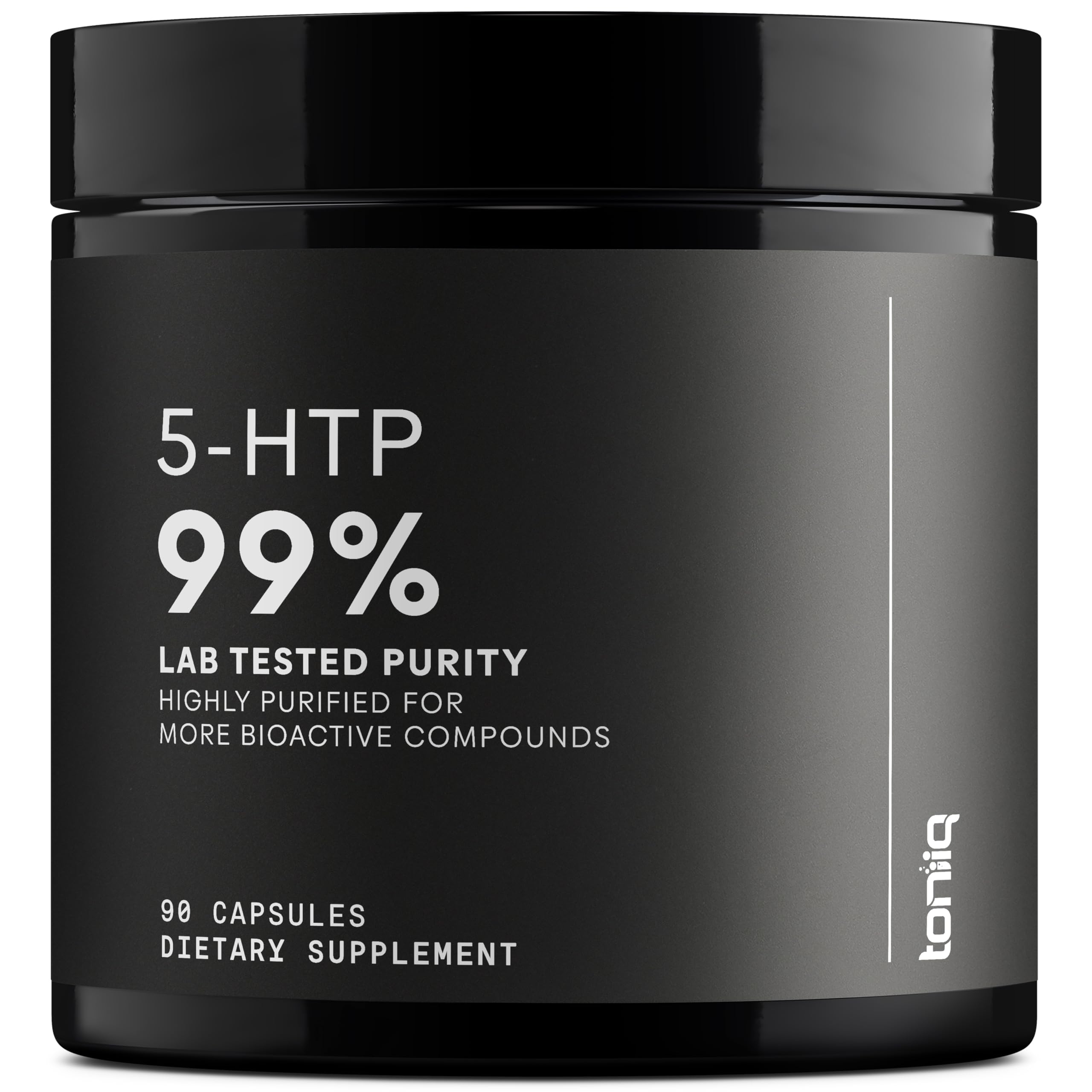 Toniiq Ultra High Strength 5HTP Capsules - 99%+ Highly Purified and Bioavailable - 12:1 Concentrated Extract - 200mg - 90 Veggie Capsules ToniiqAu supplements