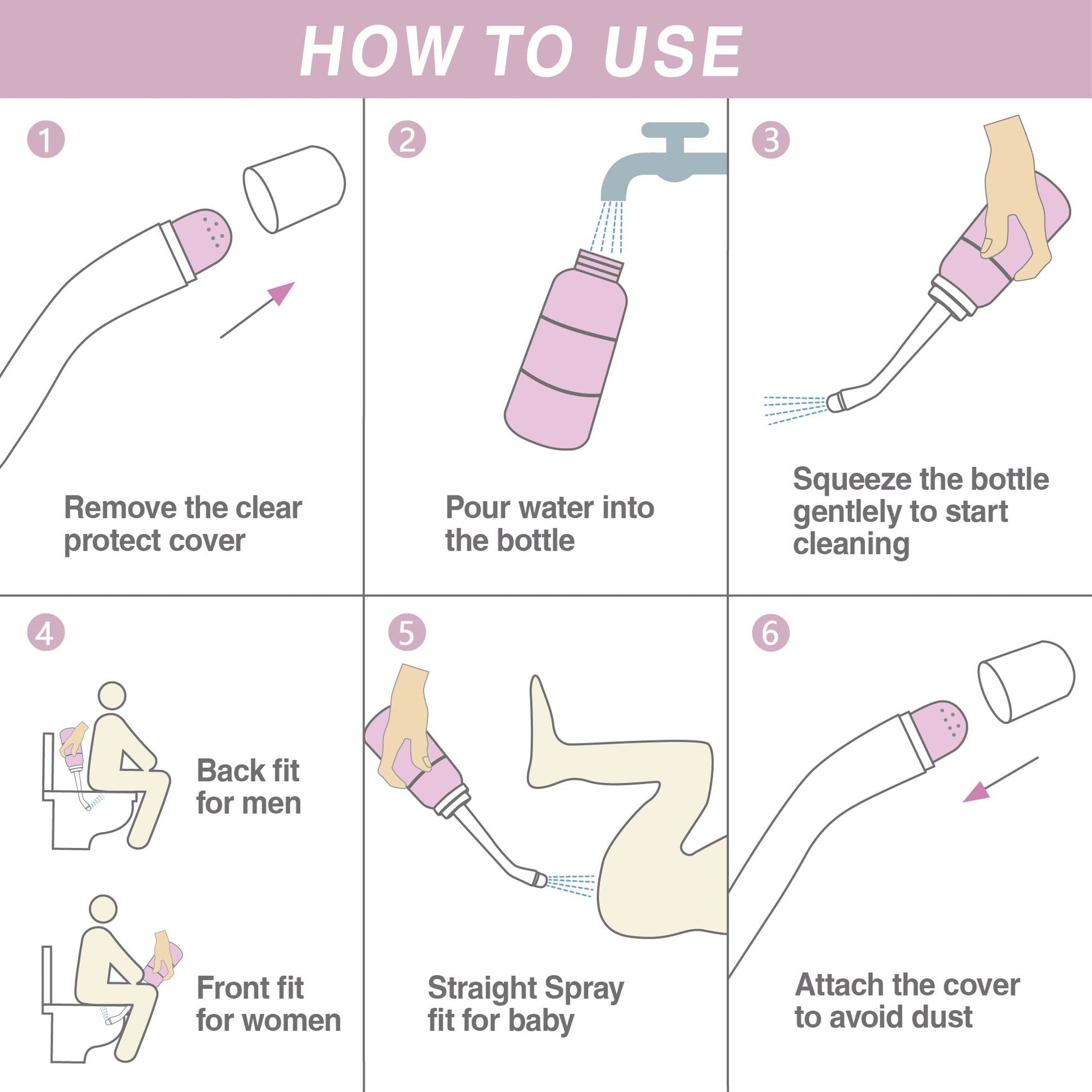 TopQuaFocus 12oz Perineal Bottle for Postpartum Care Portable Travel Peri Sprayer Bidet Postpartum TopQuaFocusAu supplements