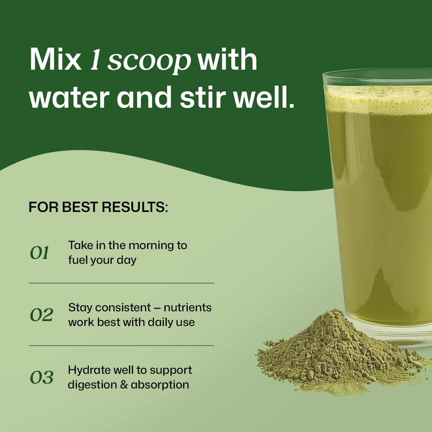 ColonBroom Superfood Greens Powder Supplement | Super Greens Juice Powder with Probiotics, Prebiotics, Spirulina & Chlorella | Natural for Energy, Immunity, Digestion & Detox Support | 28 Servings ColonBroomAu supplements