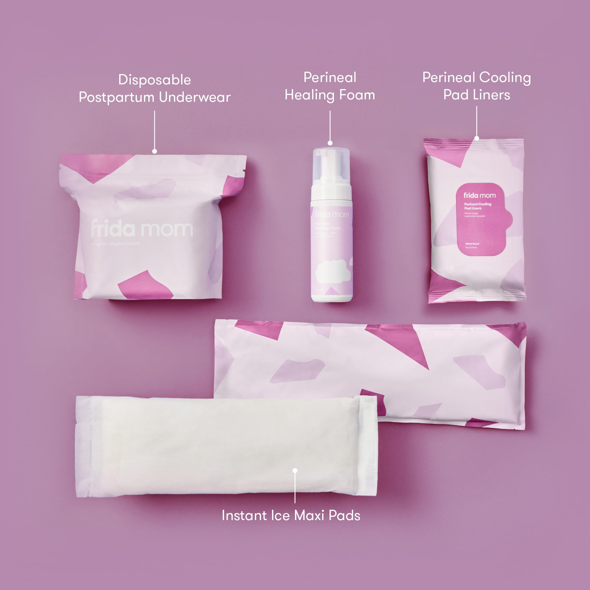 Frida Mom Postpartum Recovery Essentials Kit, New Mom Gifts, Cooling Pad Liners, Ice Maxi Pads Frida MomAu supplements