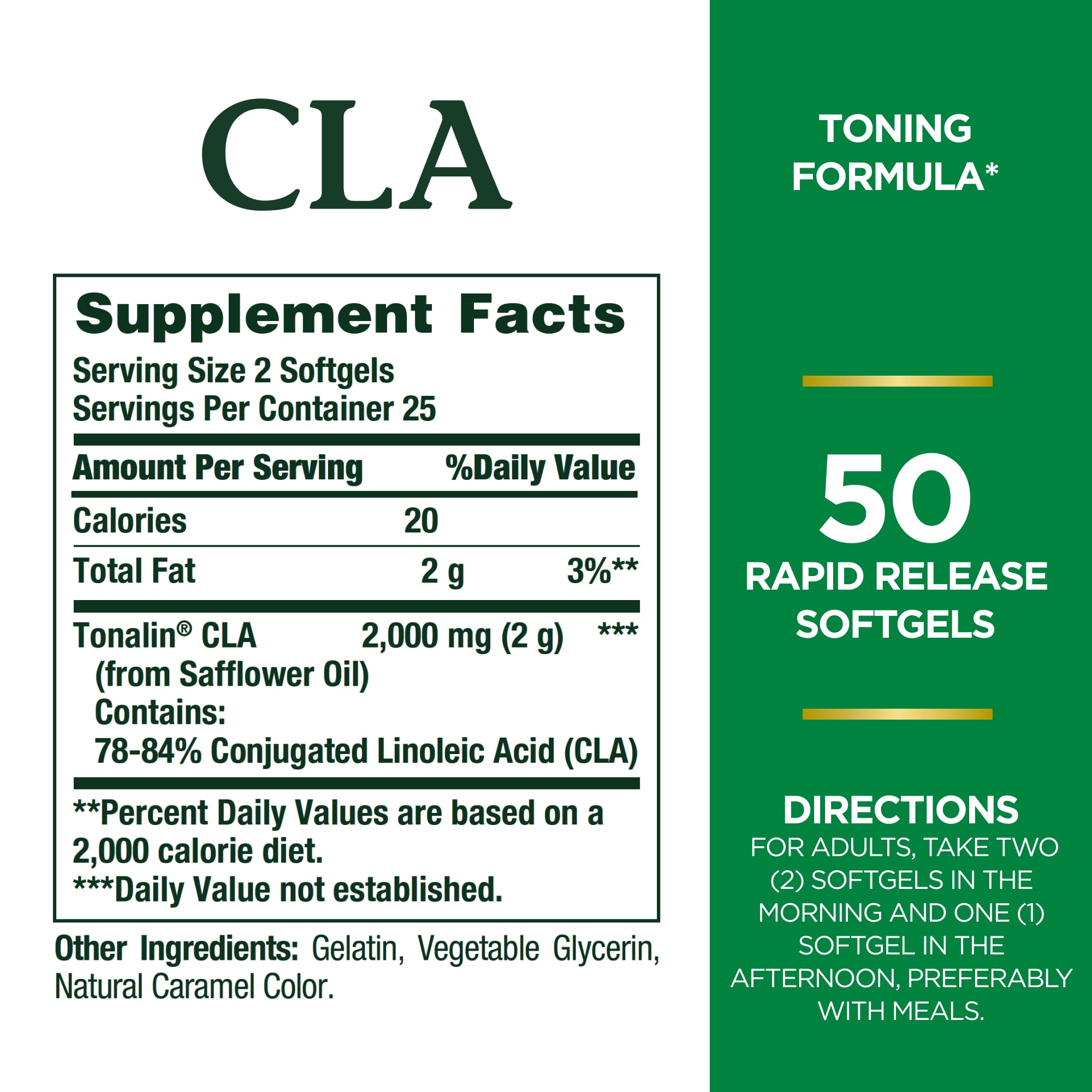 Nature's Bounty Tonalin Pills and Dietary Supplement, Diet and Body Support, 1000 mg Nature's BountyAu supplements