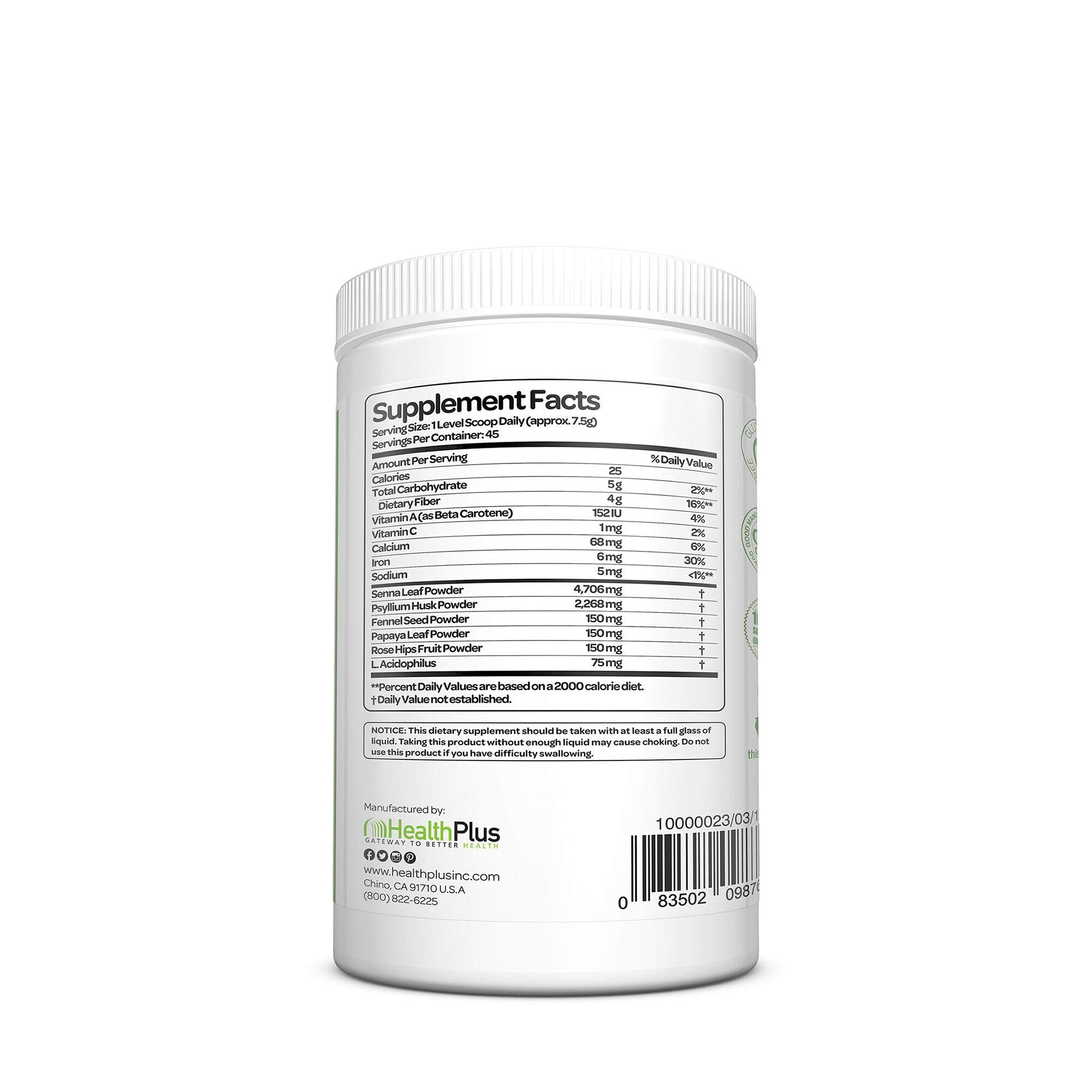 Health Plus Super Colon Cleanse: 10-Day Cleanse -Detox | More than 1 Cleanse, 12 Ounces Health PlusAu supplements