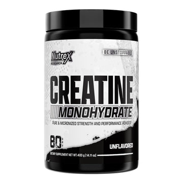 Nutrex Research Ultra Pure Creatine Monohydrate Powder Unflavored | 5G Micronized Creatine Powder for Muscle Gain, Strength