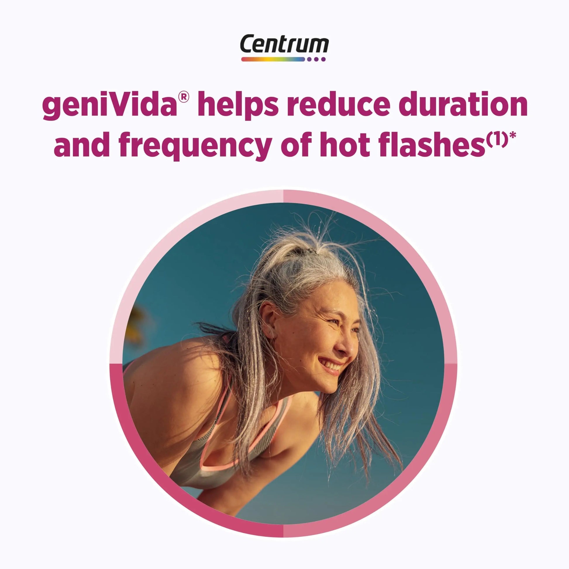 Centrum Complete Multivitamin Supplement + Hot Flash Support Menopause Support Tablets, with Clinically Studied geniVida, 30 Count CentrumAu supplements