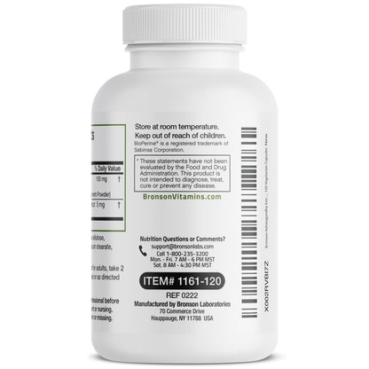 Bronson Ashwagandha Extra Strength Stress & Mood Support with BioPerine BronsonUS supplements