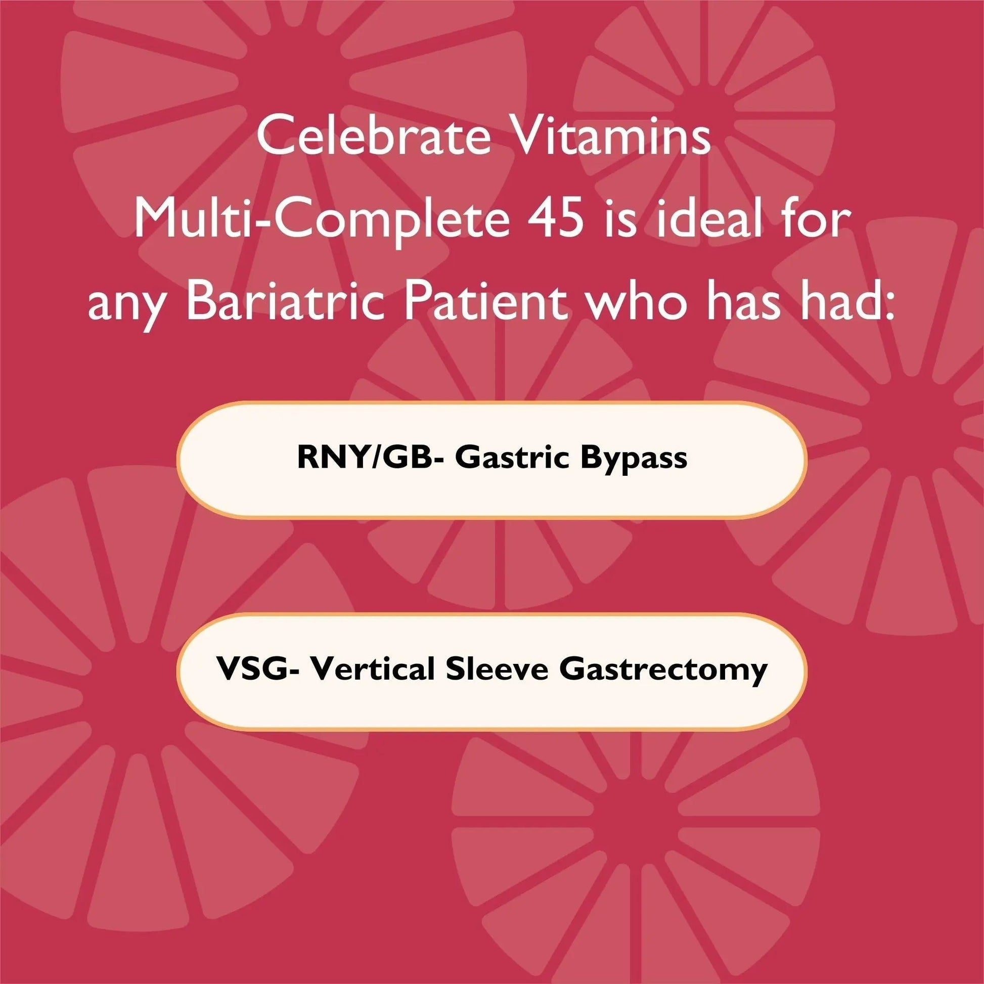 Celebrate Vitamins Multi-Complete | Bariatric Multivitamin with 45 mg Iron—Daily Essential Vitamins & Minerals Celebrate Bariatric SupplementsAu supplements