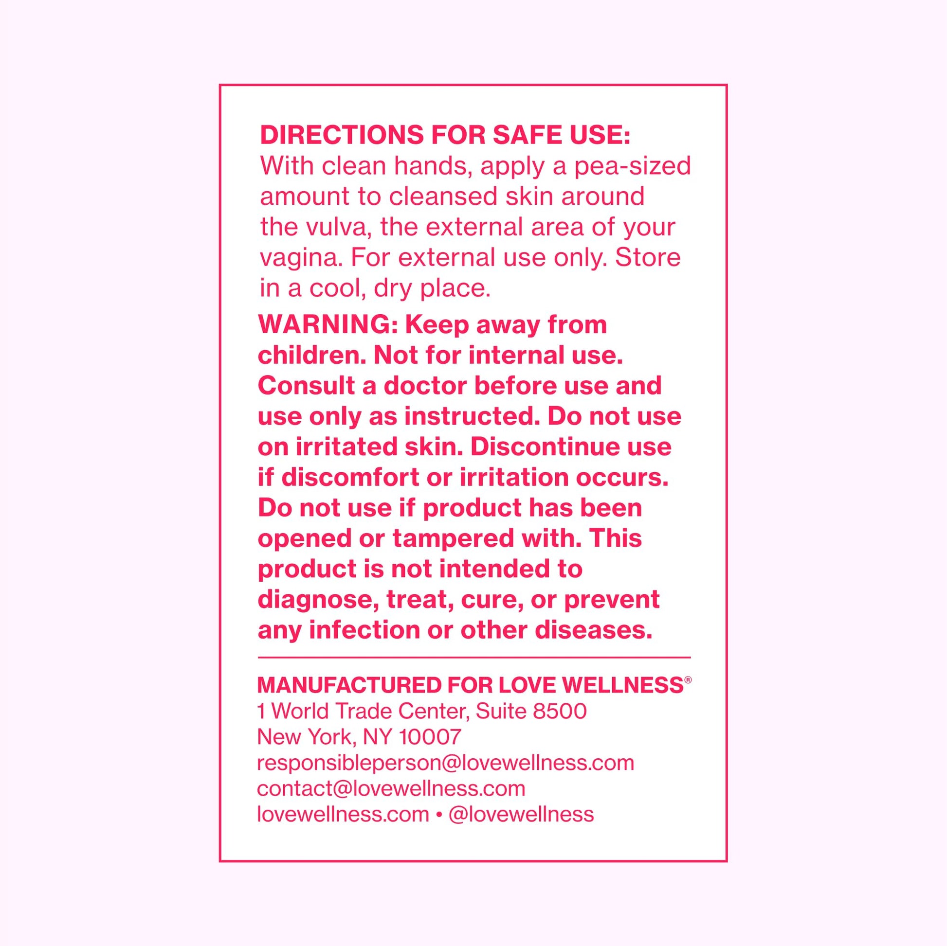 Love Wellness Comfy Cream Vulva & Vaginal Moisturizer - 1.01 oz Love WellnessUS supplements
