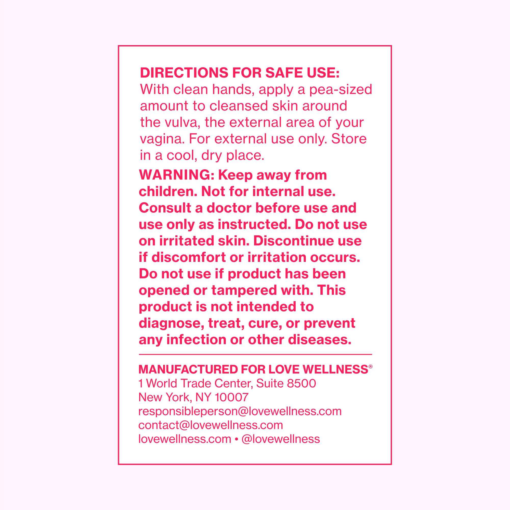 Love Wellness Comfy Cream Vulva & Vaginal Moisturizer - 1.01 oz Love WellnessUS supplements