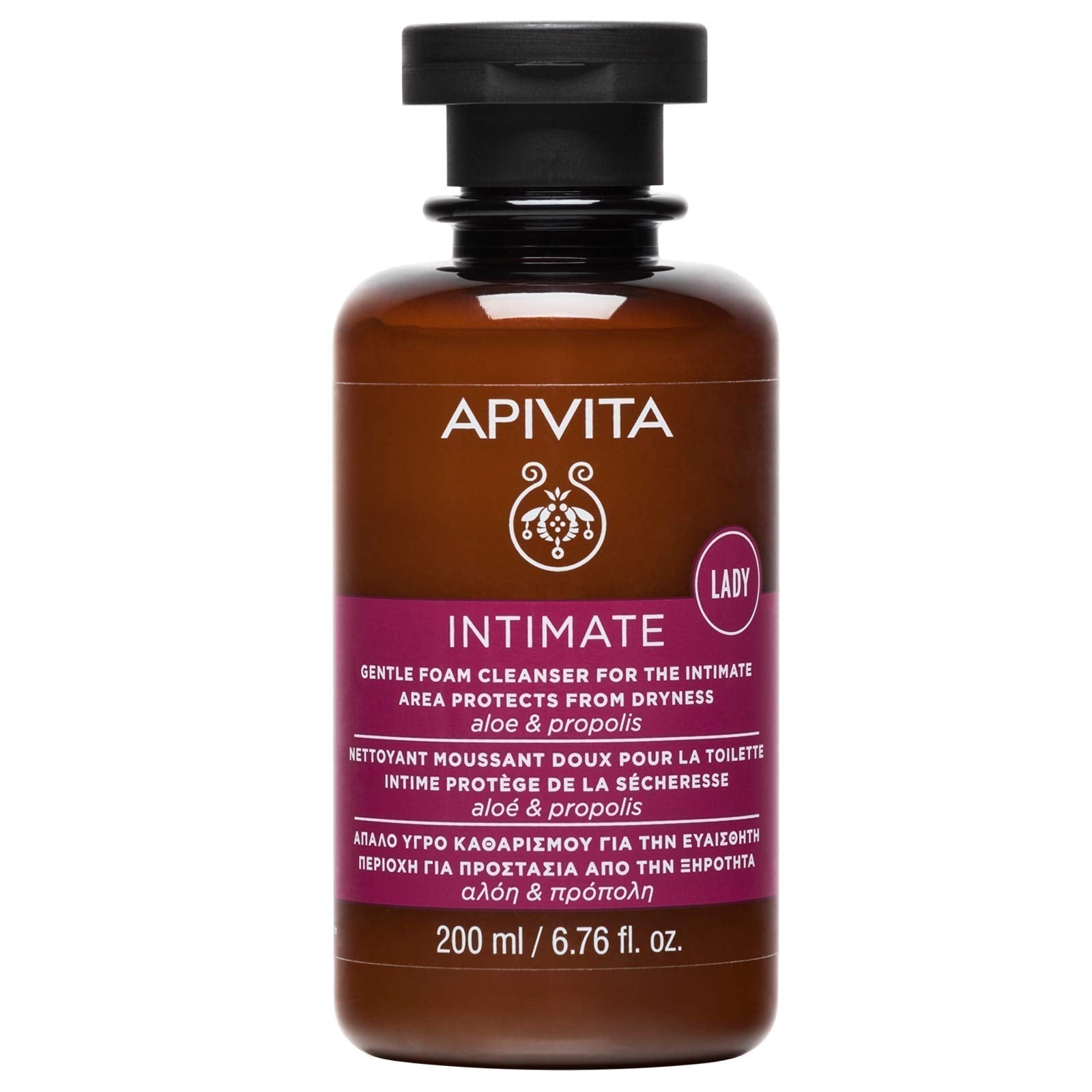 APIVITA Gentle Foam Cleanser for the Intimate Area, pH Balancing Feminine Wash ApivitaAu supplements
