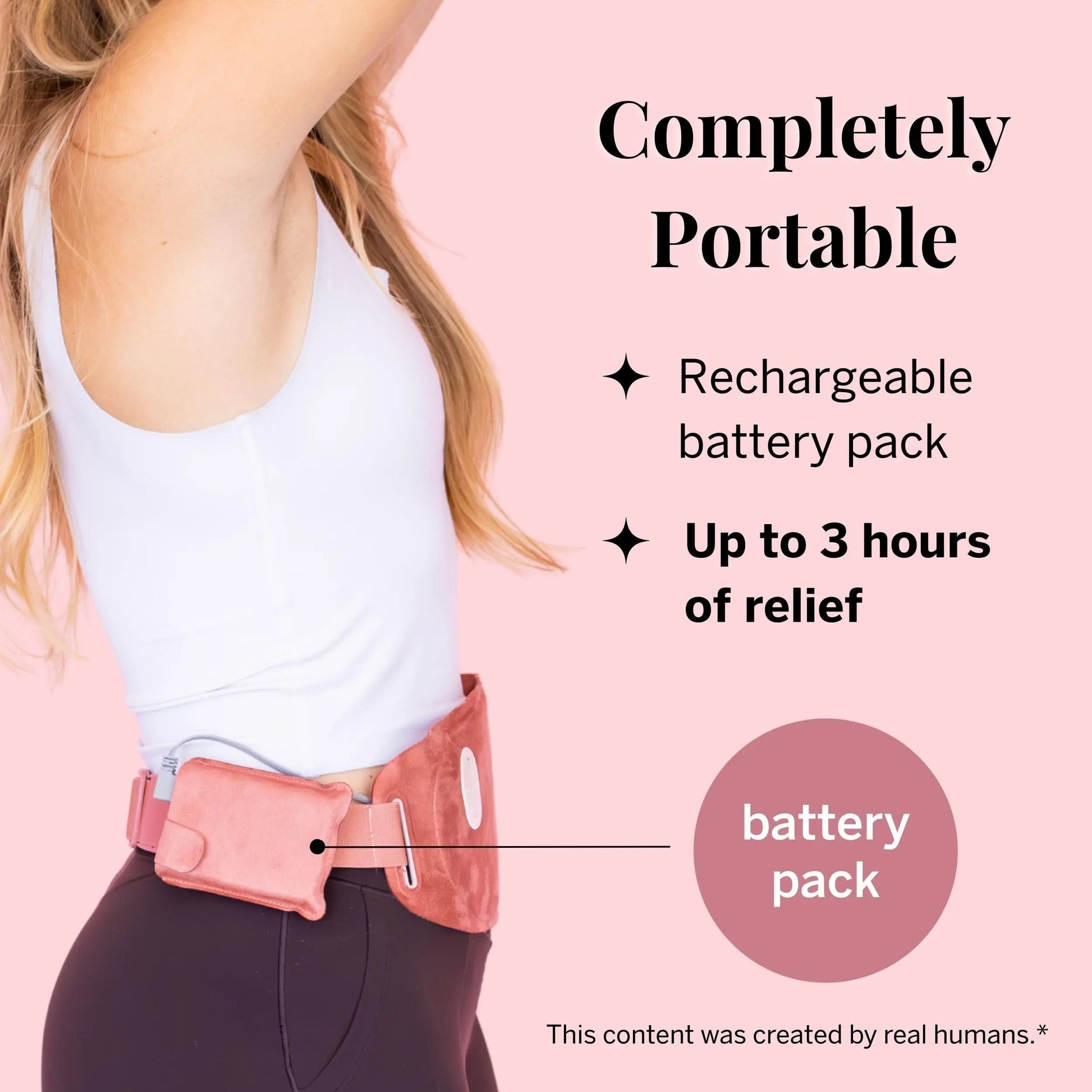 Pixie Period Heating Pad for Cramps - Thinnest Wearable Heating Pad for Feminine Care - Unnoticeable Under Clothes - Best Portable Pain Relief Heat Belt On The Market - Hours of Menstrual Pain Relief Pixie CupAu supplements