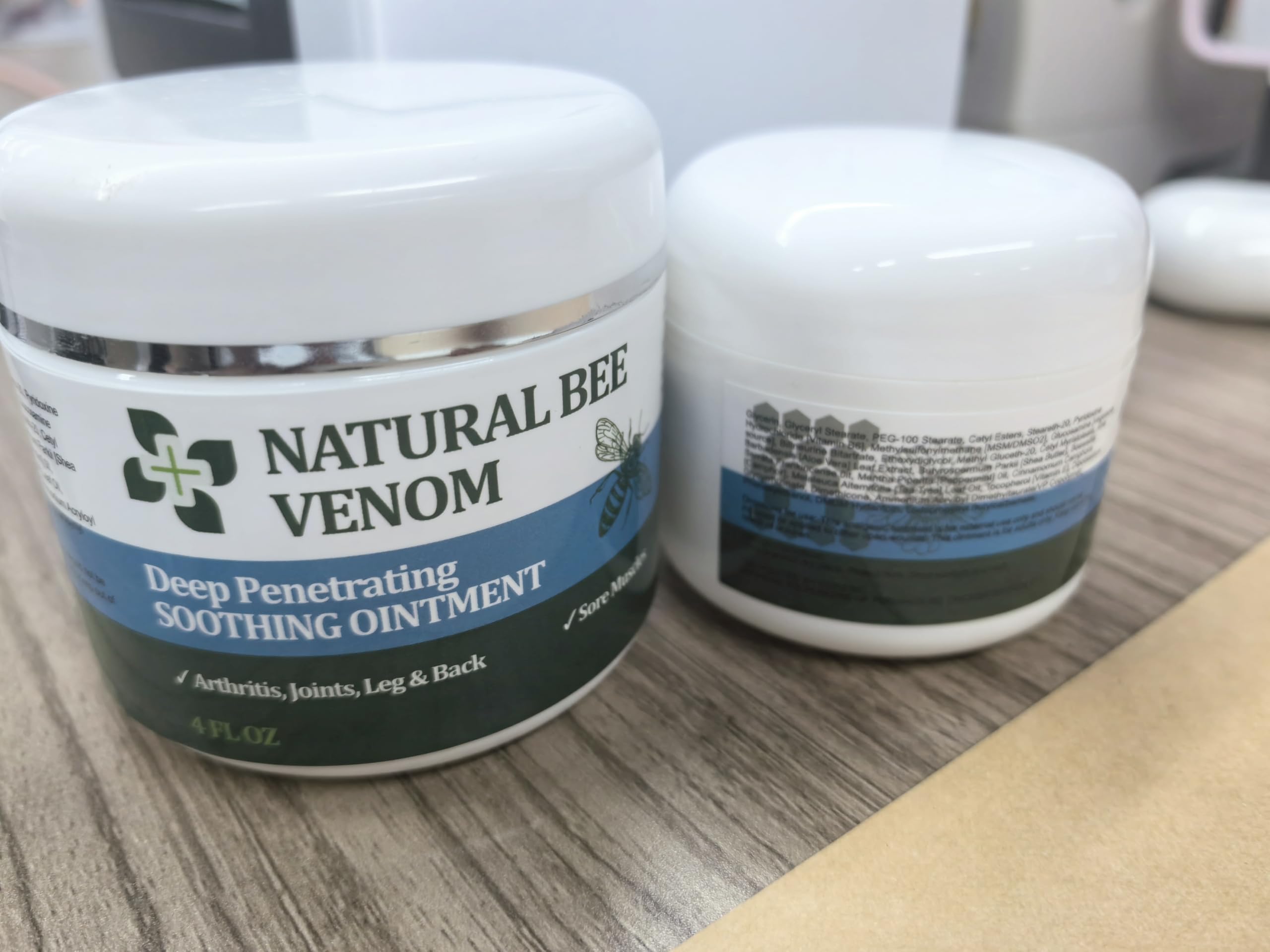 PIBIOOMAP Bee Venom Serum Joint & Muscle & Bone Cream, Pure Natural Ingredients, Fast Acting, Relief Back, Shoulder, Back, Neck, Hands, Elbows, Feet, Leg, Knees, Ankle, for Adults, Elderly PIBIOOMAPAu supplements
