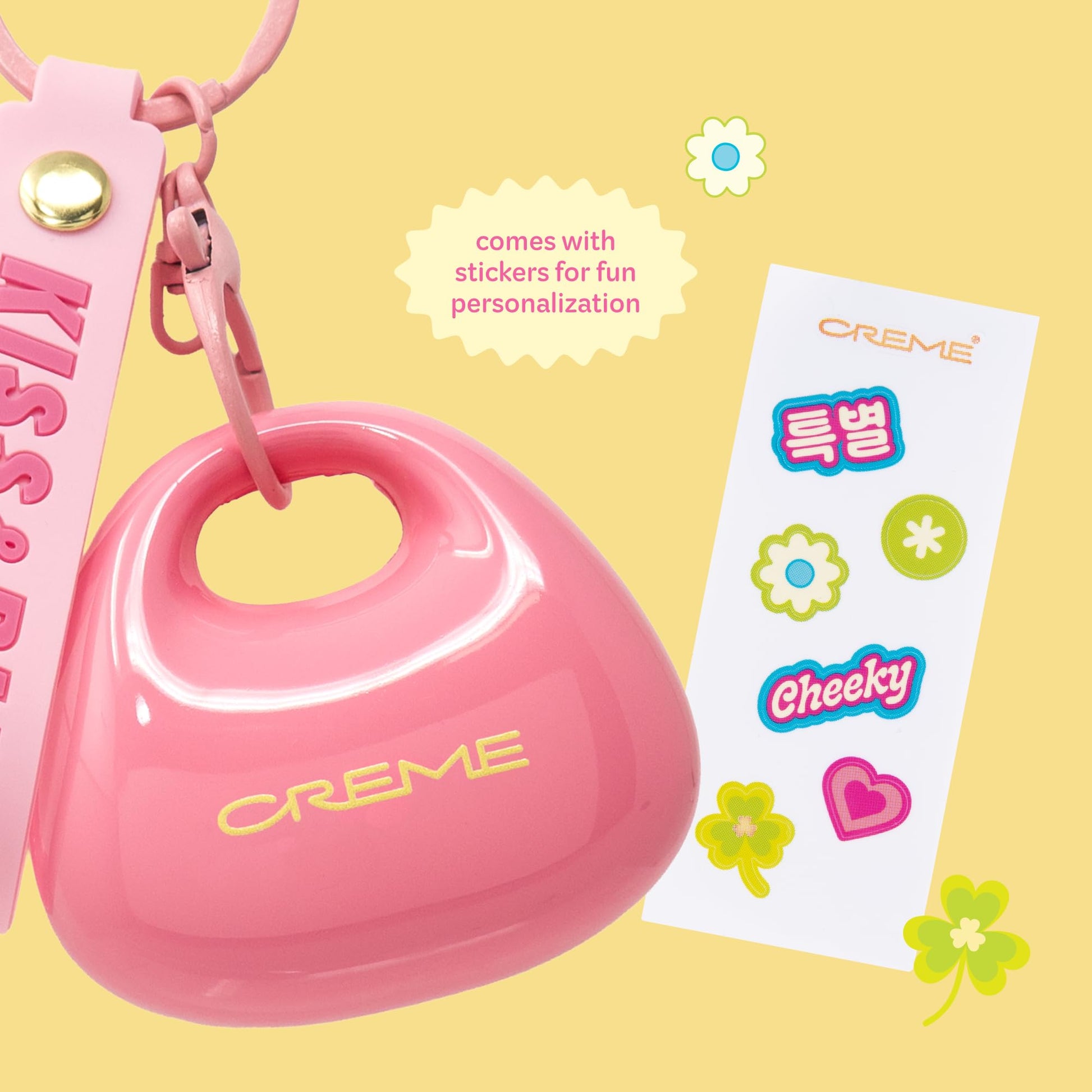 The Crème Shop Kiss & Blush Tinted Lip Balm & Blush, Korean Makeup for Lips & Cheeks, Cute Charm Key Chain, Hydrating, Long Lasting Tint, Aloe, Squalane (Cherry Squeeze) The Crème ShopAu supplements