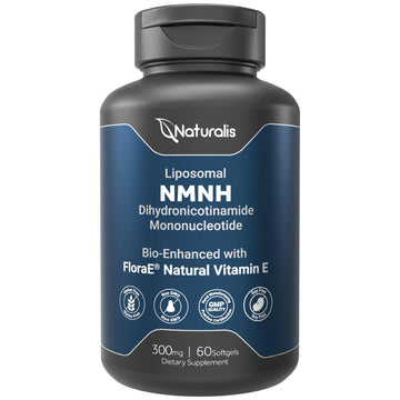 Naturalis Liposomal NMNH 300mg (NMN Alternative) | Boost NAD+ Levels & Support Healthy Aging* | Bioenhanced with Vitamin E for Advanced Absorption, Stability & Antioxidant Protection* | 60 Softgels NaturalisAu supplements