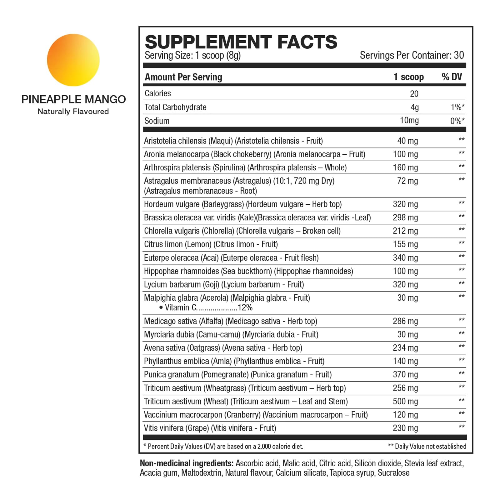 HD MUSCLE GreensHD Premium Daily Greens | Organic Superfood Blends | for Immune Support & Digestion | with Spirulina, Chlorella, & Adaptogenic Herbs | 30 Servings (Pineapple Mango) HD MUSCLEAu supplements