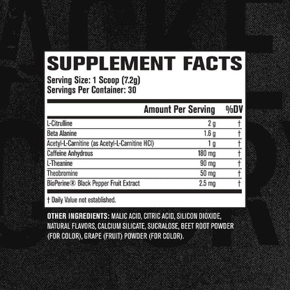 Jacked Factory NITROSURGE Shred Pre Workout Supplement - Energy Booster, Instant Strength Gains, Sharp Focus, Powerful Pumps - Nitric Oxide Booster & PreWorkout Powder Jacked FactoryUS supplements