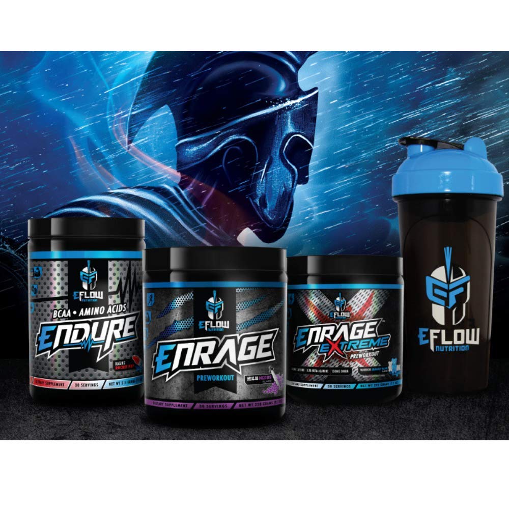 eFlow Nutrition ENRAGE Pre Workout - Energy, Focus, Pumps, and Strength - Ninja Nerds eFlow NutritionAu supplements