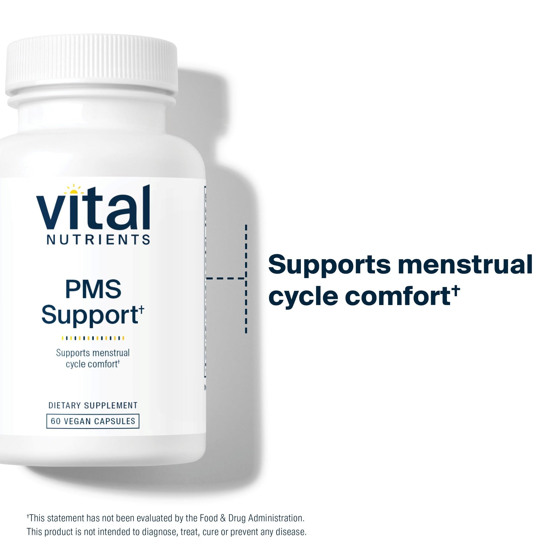 Vital Nutrients PMS Support - Vitex Berry & Passionflower Extract for Premenstrual Support & Hormone Balance* - Vitamin B6 PMS Supplements - Gluten, Dairy, Soy Free - Non-GMO - 60 Capsules Vital NutrientsAu supplements