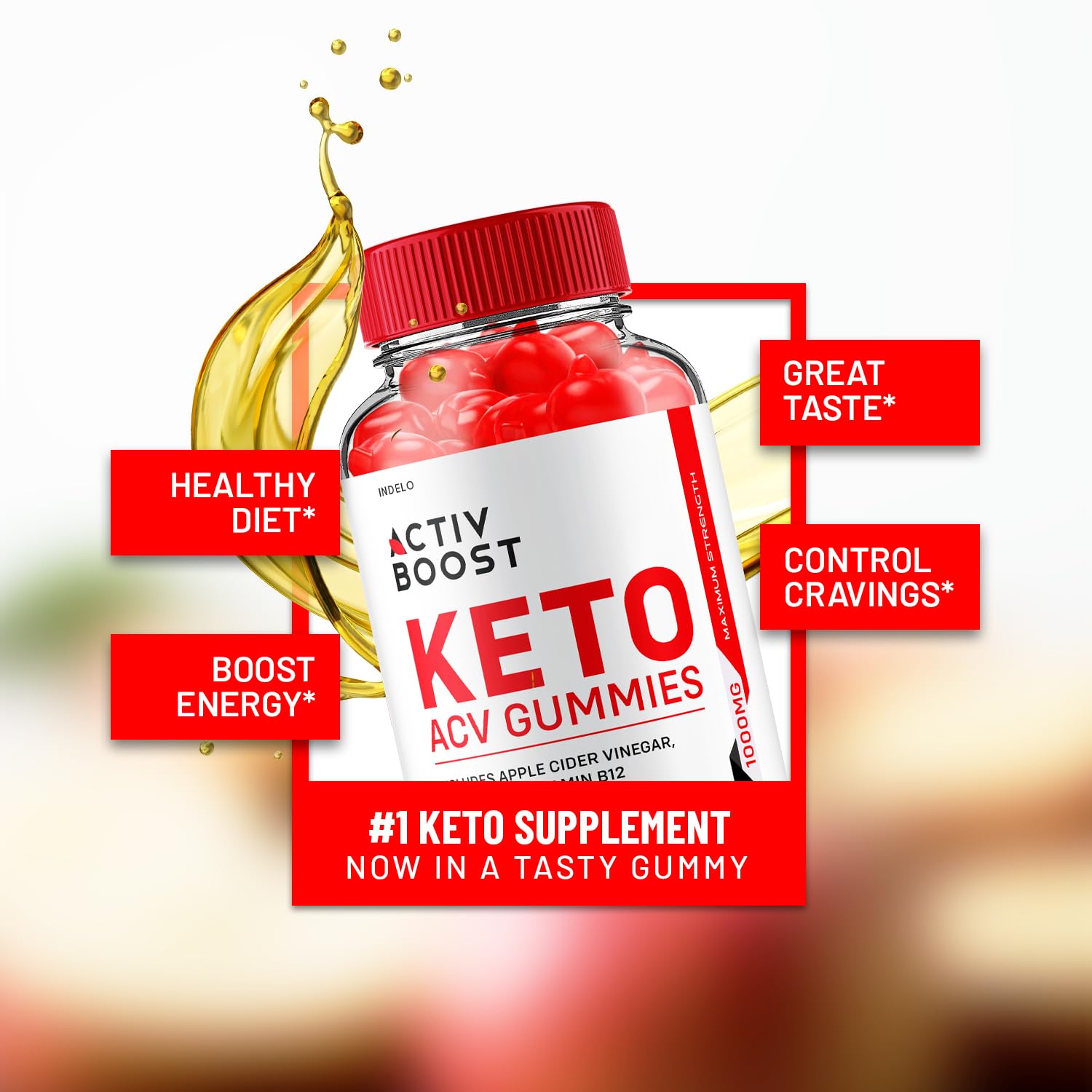 (3 Pack) Activ Boost Keto ACV Gummies - Activ Boost Keto ACV Gummies Reviews IndeloUS supplements