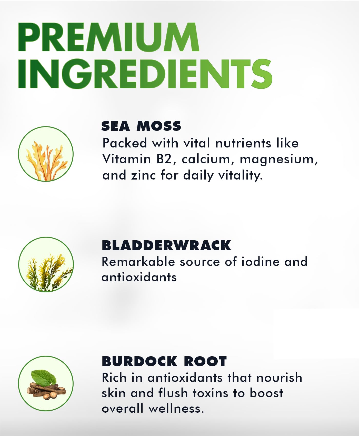 BIO VITALICA Sea Moss Gummies – with Bladderwrack & Burdock Root – Wildcrafted Gel + Powder – Vegan, Keto, Non-GMO, Gluten-Free – Fruity Mineral-Rich Gummies – 50 Count (3 Pack) BIO VITALICAAu supplements