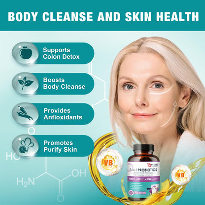 Probiotics for Women-Men-Kids Digestive Health, Prebiotics and Probiotics for Women NATURE TARGETUS supplements