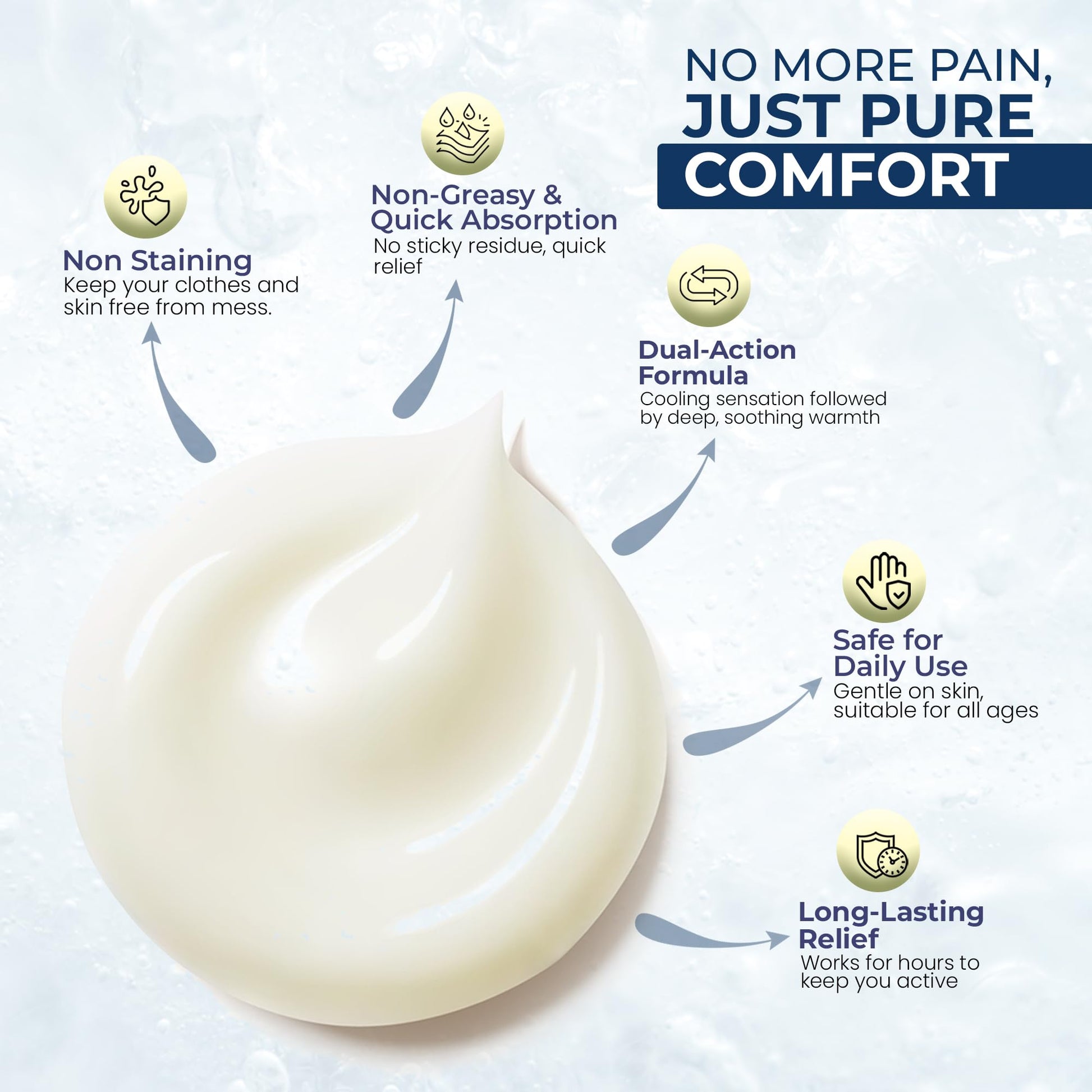 Sombra Original Cool Therapy Gel Cold Pain Relief for Swelling, Growing Pains, Soreness, Post-Workout, Vegan Formula Free of Artificial Fragrances, Dyes, NSAID, Wax, Petroleum, Alcohol - 4oz Jar SombraAu supplements