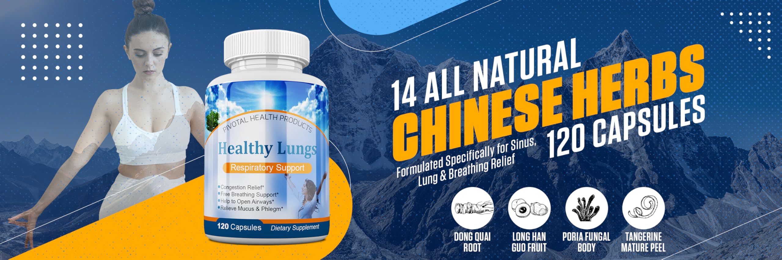 Healthy Lungs 120 Capsules - Improve Lung Function, Breathe Better, Stop Mucus, Phlegm and Allergies Quickly. Get Relief Fast with Healthy Lungs an All Natural Lung Health Supplement Serrasolv 360Au supplements