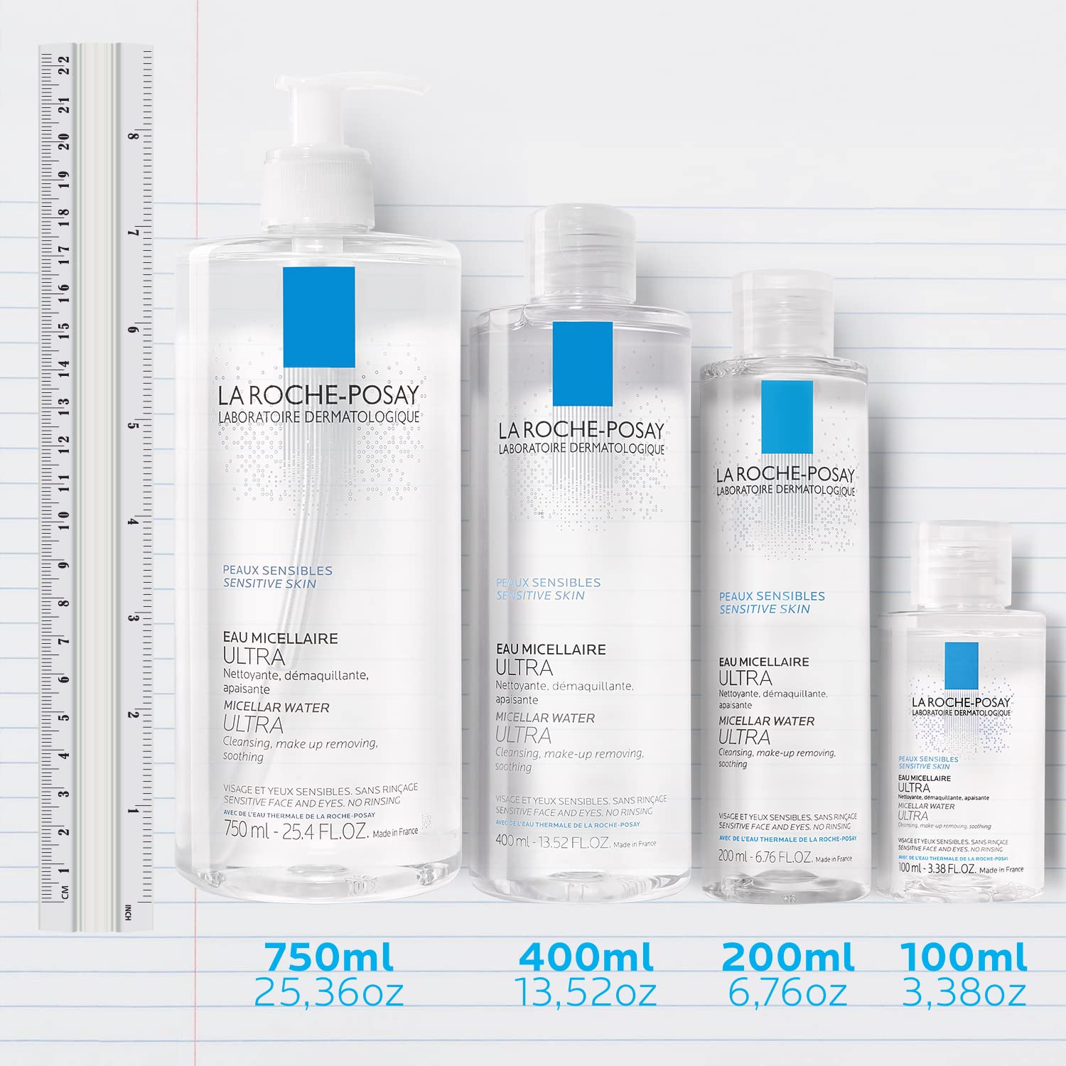 La Roche-Posay Micellar Cleansing Water Facial Cleanser and Makeup La Roche-PosayAu supplements