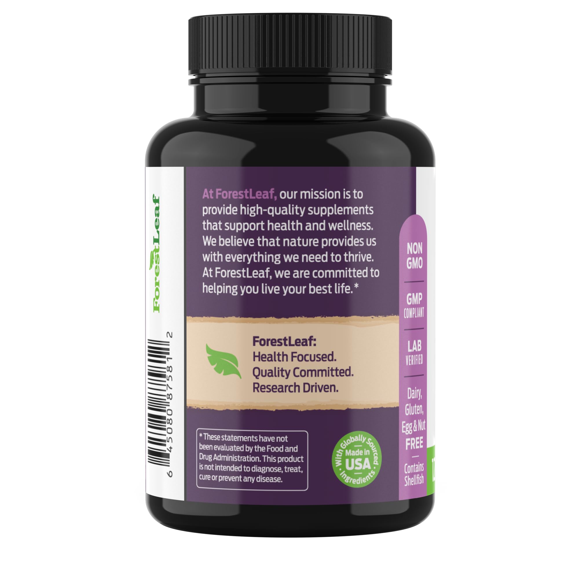 ForestLeaf Glucosamine Chondroitin MSM Joint Supplement Complex - 1200mg - 120 Caps ForestLeafAu supplements