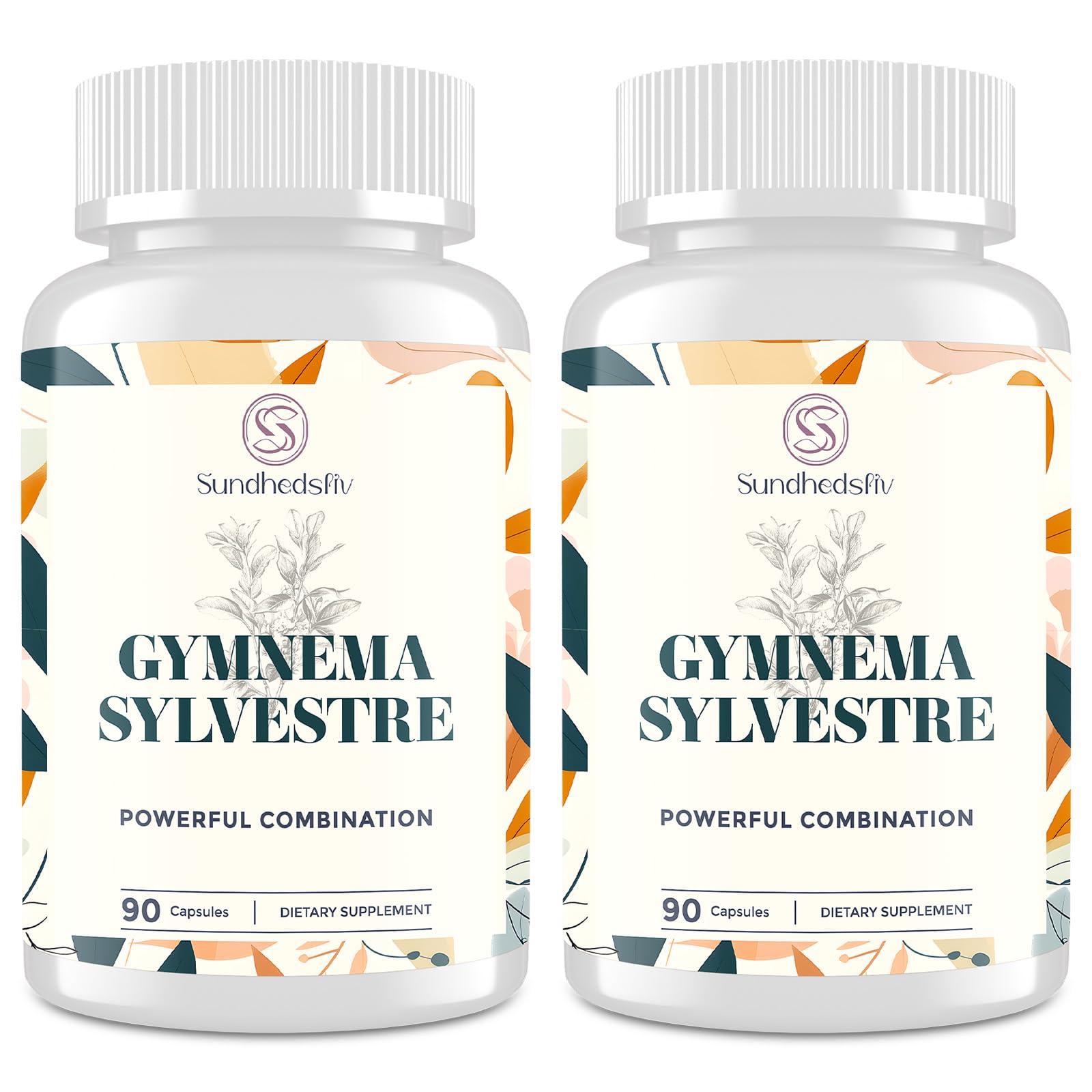 Sundhedsliv 16 in 1 Blxxd Sugr Effective Gymnema Sylvestre Supplement 2100MG | with Berberine, Cinnamon, Bitter Melon | Vitamins, Magnesium & Chromium | 2Pack SundhedslivAu supplements