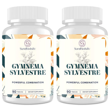 Sundhedsliv 16 in 1 Blxxd Sugr Effective Gymnema Sylvestre Supplement 2100MG | with Berberine, Cinnamon, Bitter Melon | Vitamins, Magnesium & Chromium | 2Pack SundhedslivAu supplements